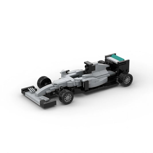 f1 mercedes w07 building set | moc-76040 - 1