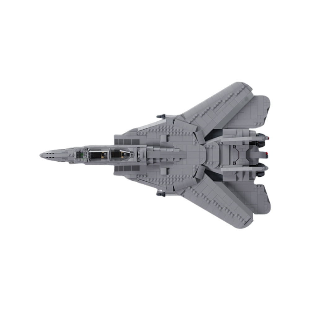 F14 Fighter Building Kit | Large Scale | LEGO-Compatible MOC - 5