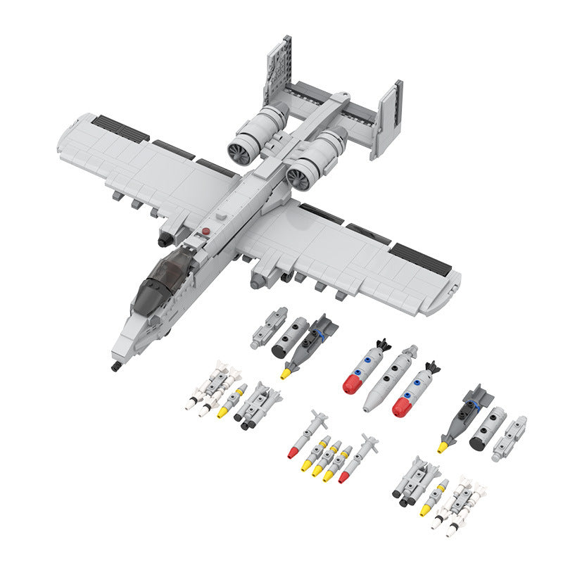 Fairchild Republic A-10 Thunderbolt II Building Kit | LEGO-Compatible MOC - 4