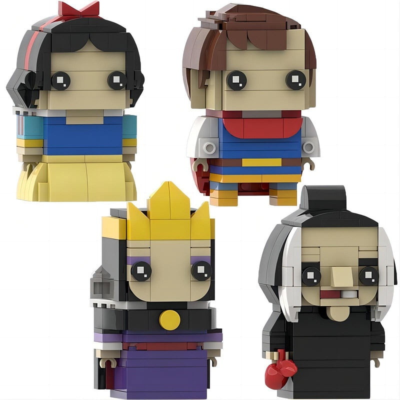 Fairy Tale Princess BrickHeadz Building Kit | LEGO-Compatible MOC - 8