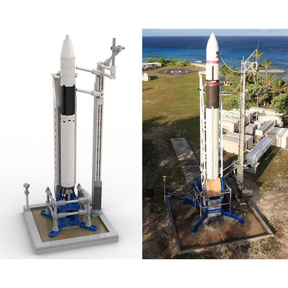 Falcon 1 Rocket & Launch Pad MOC Building Kit | Space Display Model - 2