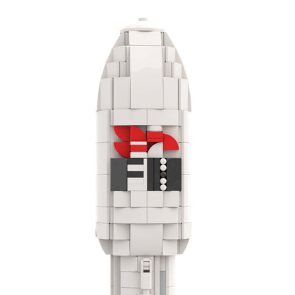 Falcon 9 Building Kit | 1:110 Scale | LEGO-Compatible MOC - 2