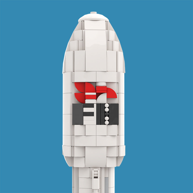 Falcon 9 Building Kit | 1:110 Scale | LEGO-Compatible MOC - 5