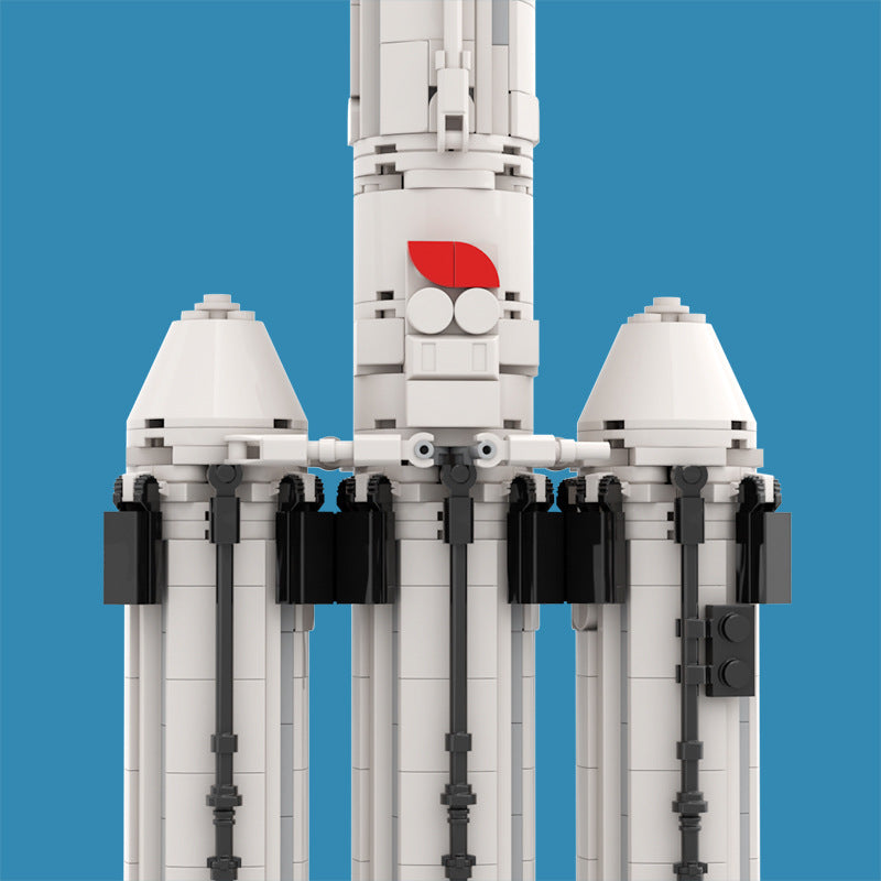 Falcon 9 Building Kit | 1:110 Scale | LEGO-Compatible MOC - 6