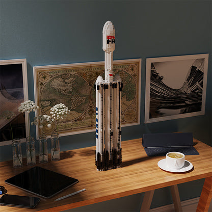 Falcon 9 Building Kit | 1:110 Scale | LEGO-Compatible MOC - 8