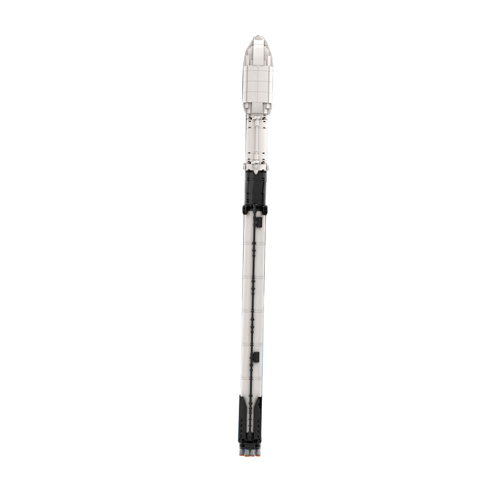 Falcon 9 Building Kit | Saturn V Scale | LEGO-Compatible MOC - 3