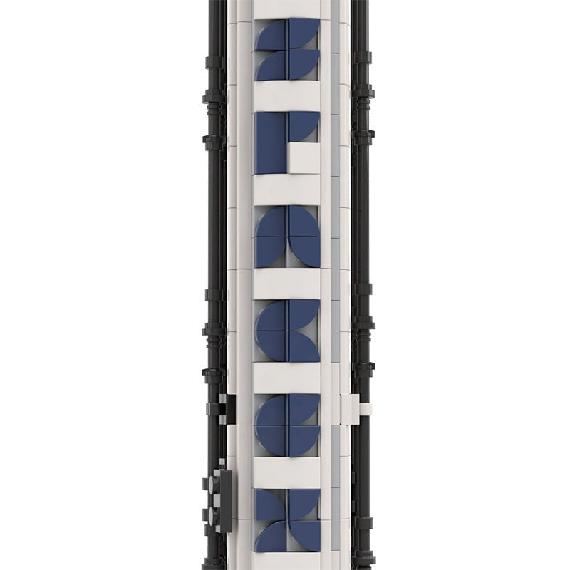 Falcon 9 Rocket MOC Building Kit | 1:110 Scale Launch Vehicle - 4