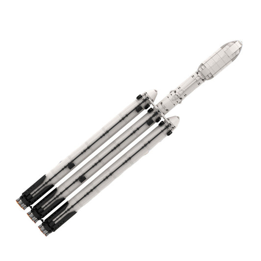 Falcon Heavy Building Kit | LEGO-Compatible MOC - 1