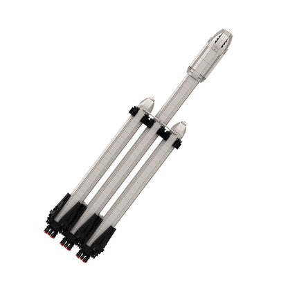 Falcon Heavy Building Kit | Saturn V Scale | LEGO-Compatible MOC - 1