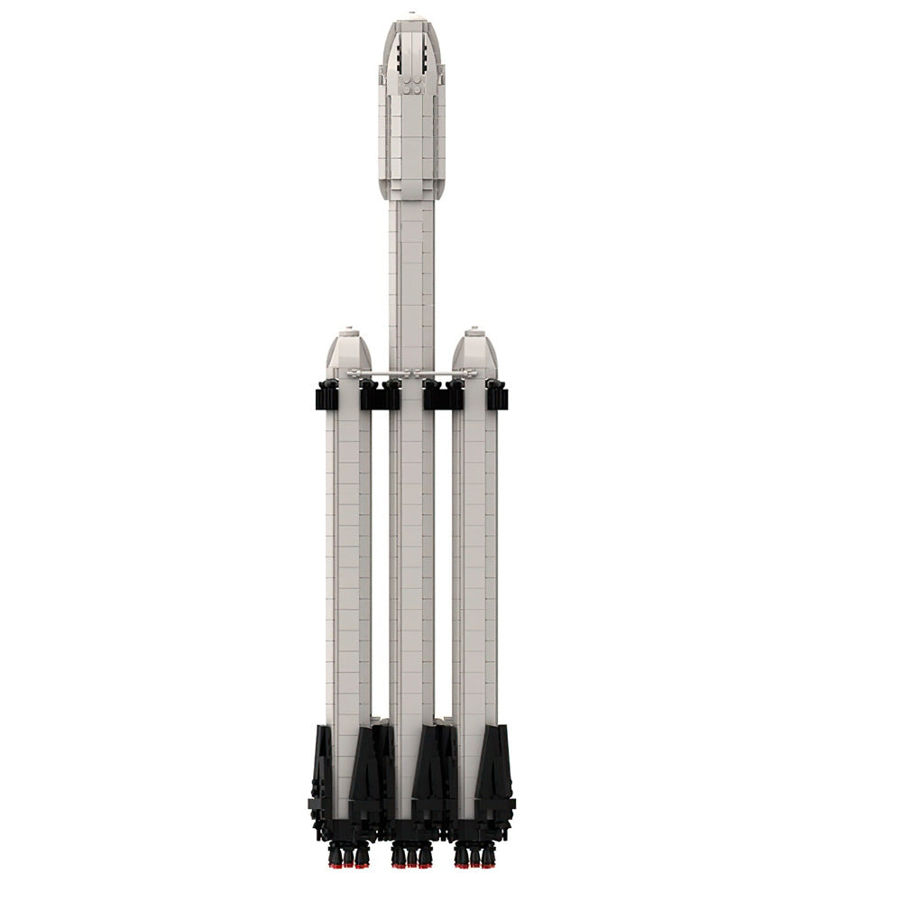 Falcon Heavy Building Kit | Saturn V Scale | LEGO-Compatible MOC - 3