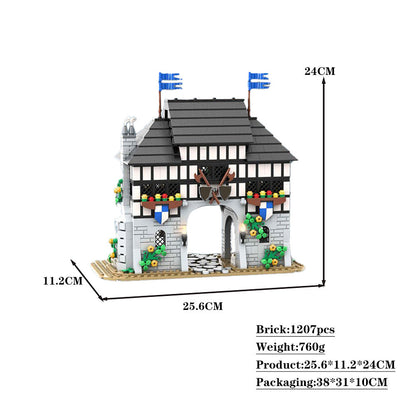 Falcon's Keep Building Kit | Compatible MOC - 4