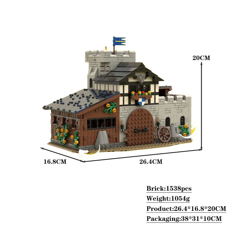 falcon's stable building set  | moc-141494 - 4