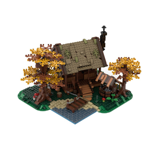 Family Cabin Building Kit | LEGO-Compatible MOC - 1