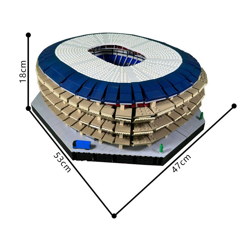 Famous Football Stadium MOC Building Kit | 1:500 Architecture Model - 5