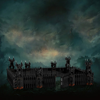 Fantasy Black Gate MOC Building Kit | Dark Castle Gate - 2