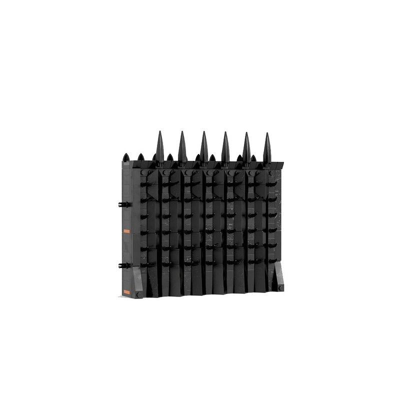 Fantasy Black Gate MOC Building Kit | Dark Castle Gate - 3