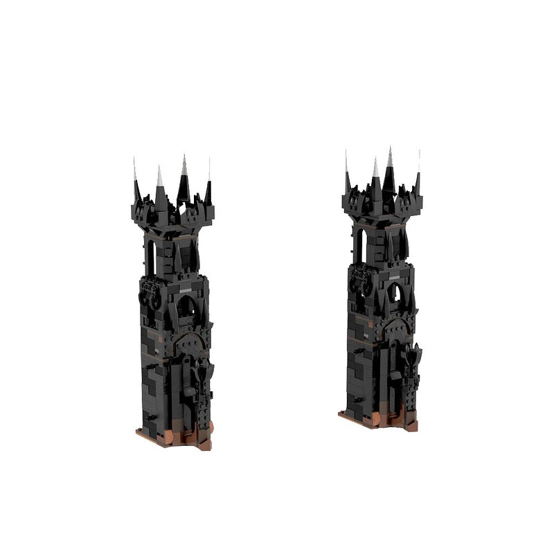 Fantasy Black Gate MOC Building Kit | Dark Castle Gate - 4