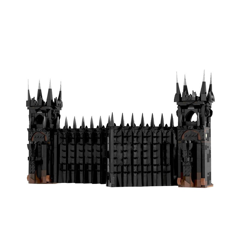 Fantasy Black Gate MOC Building Kit | Dark Castle Gate - 5