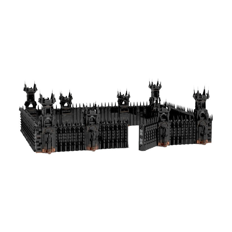 Fantasy Black Gate MOC Building Kit | Dark Castle Gate - 7