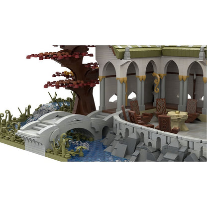 Fantasy Council Pavilion & Woodland Architecture MOC Building Kit - 3