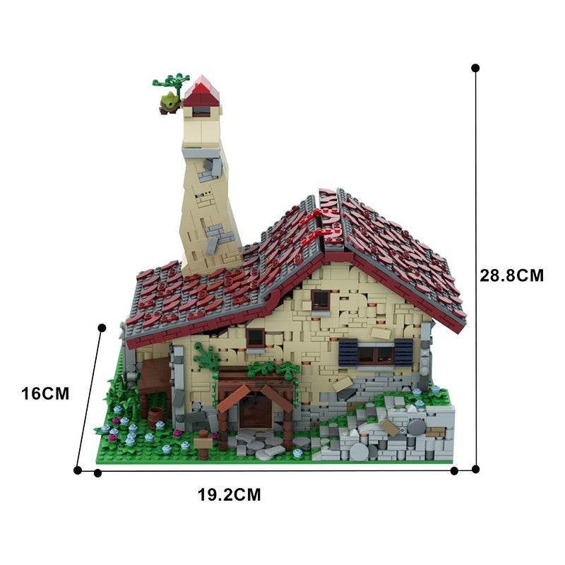 Fantasy Hero Wilderness House Building Kit | LEGO-Compatible MOC - 4