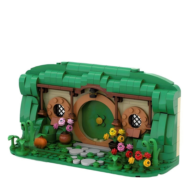 Fantasy Hobbit-Style House MOC Building Kit | Woodland Home Facade - 1