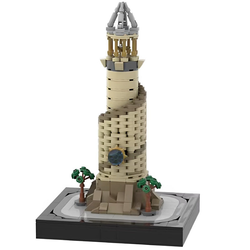 Fantasy Island Stone Lighthouse MOC Building Kit - 1