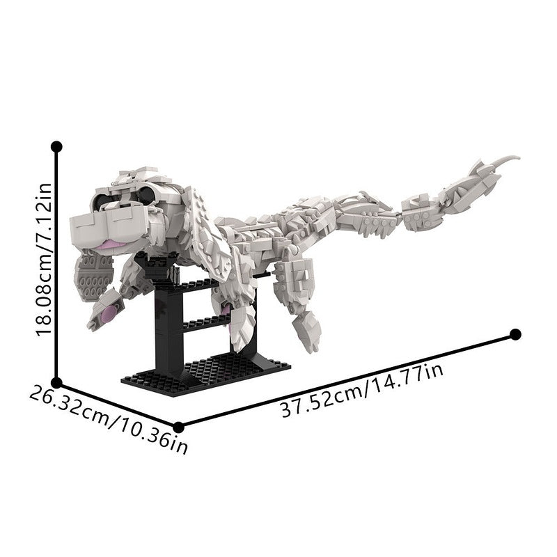 Fantasy Luck Dragon MOC Building Kit | Mythical Creature Figure Model - 2