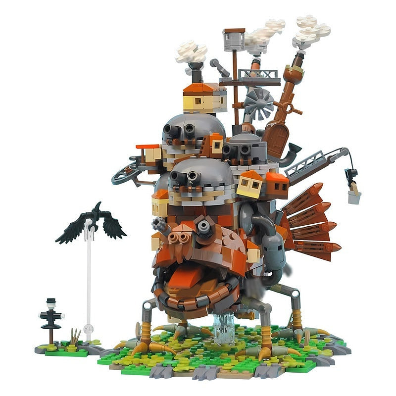 Fantasy Moving Castle Steampunk MOC Building Kit - 1