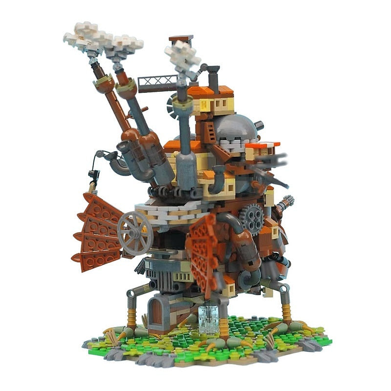 Fantasy Moving Castle Steampunk MOC Building Kit - 3