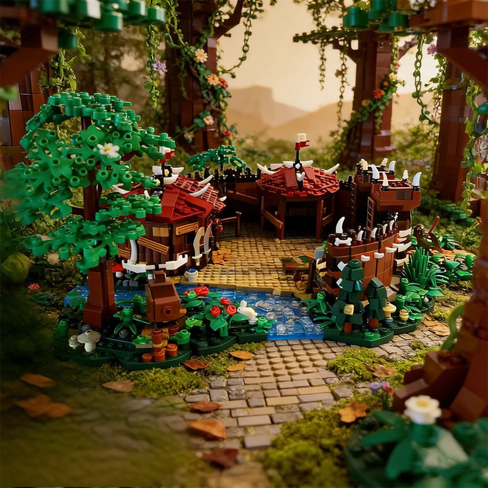 Fantasy Orc Camp Building Kit | LEGO-Compatible MOC - 2