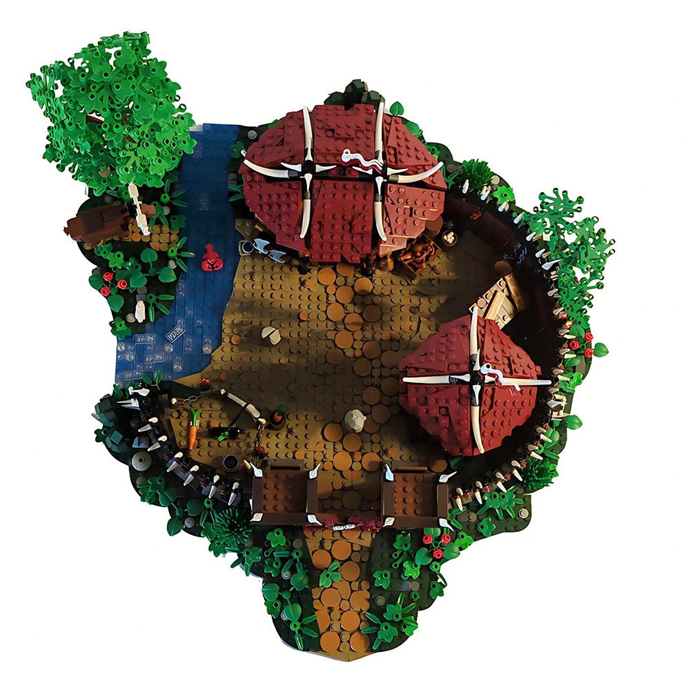 Fantasy Orc Camp Building Kit | LEGO-Compatible MOC - 6