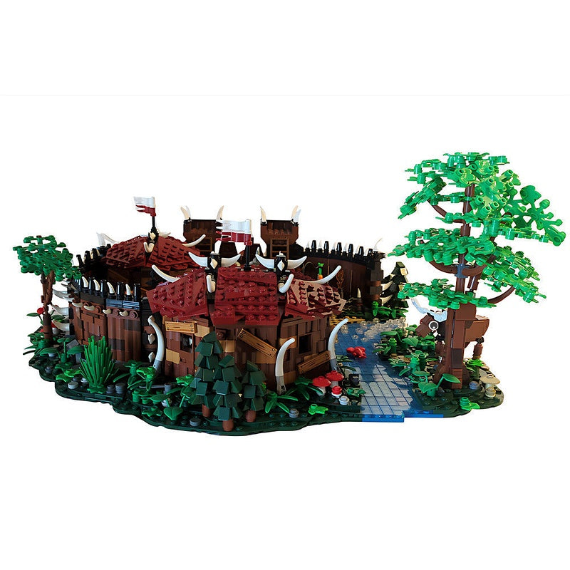 Fantasy Orc Camp Diorama MOC Building Kit - 5