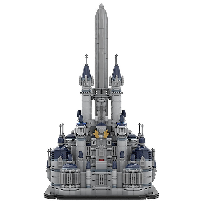 Fantasy Royal Capital Castle Diorama Building Kit | LEGO-Compatible MOC - 5