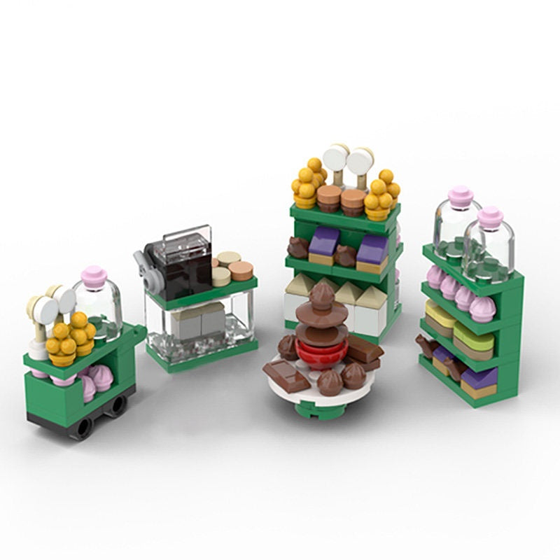 Fantasy Sweet Shop MOC Building Kit | Magical Candy Store - 3