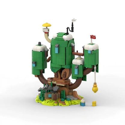 Fantasy Treehouse MOC Building Kit | Adventure Woodland Home Model - 3
