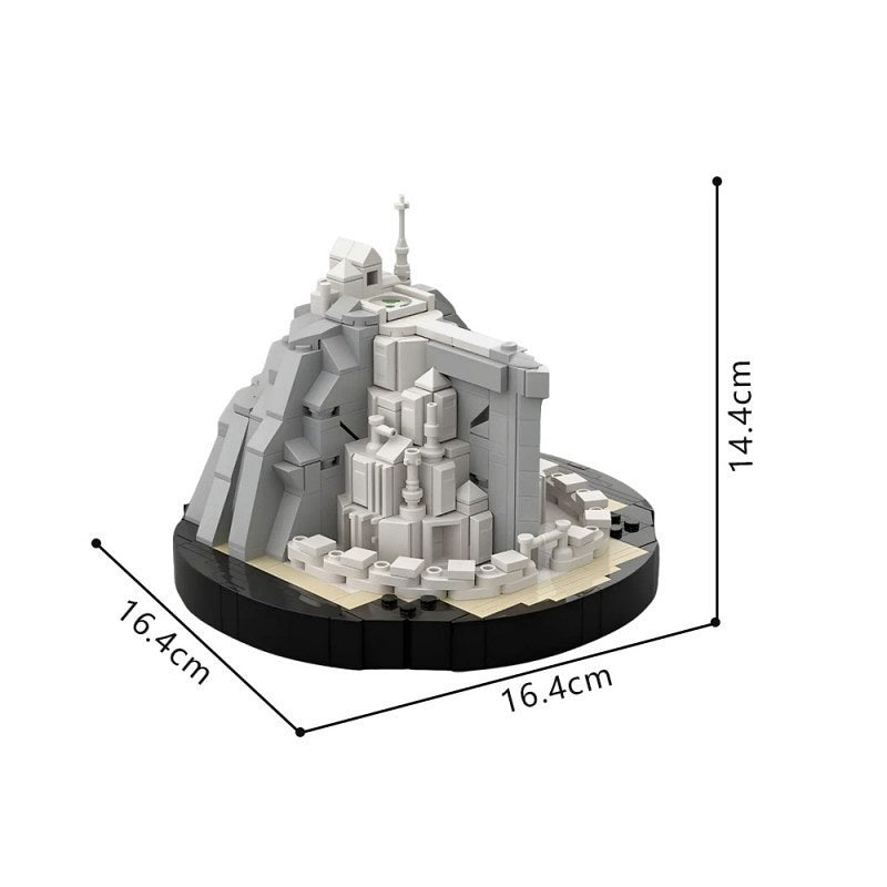 Fantasy White Tower City Building Kit | LEGO-Compatible MOC - 2