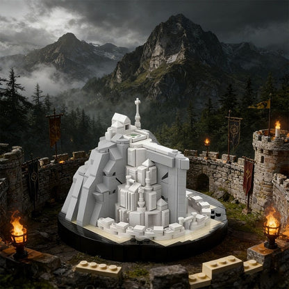 Fantasy White Tower City MOC Building Kit - 10