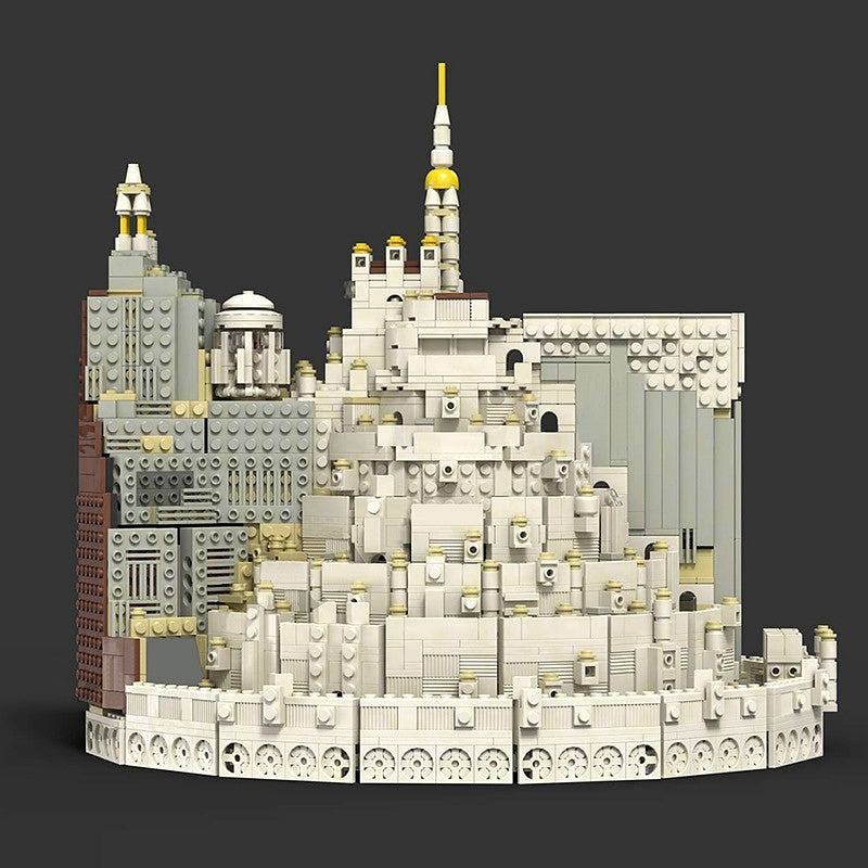 Fantasy White Tower City MOC Building Kit - 3