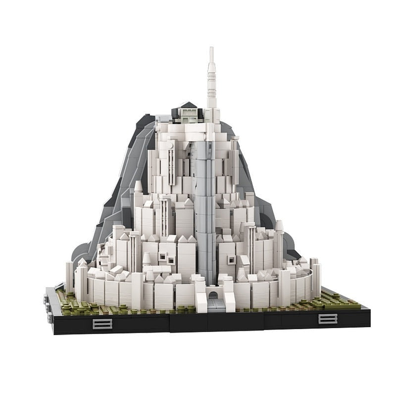 Fantasy White Tower City MOC Building Kit - 4