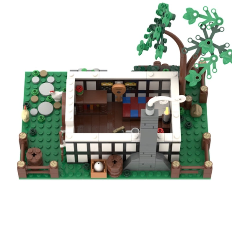Farmer Cottage MOC Rural House Building Kit - 2