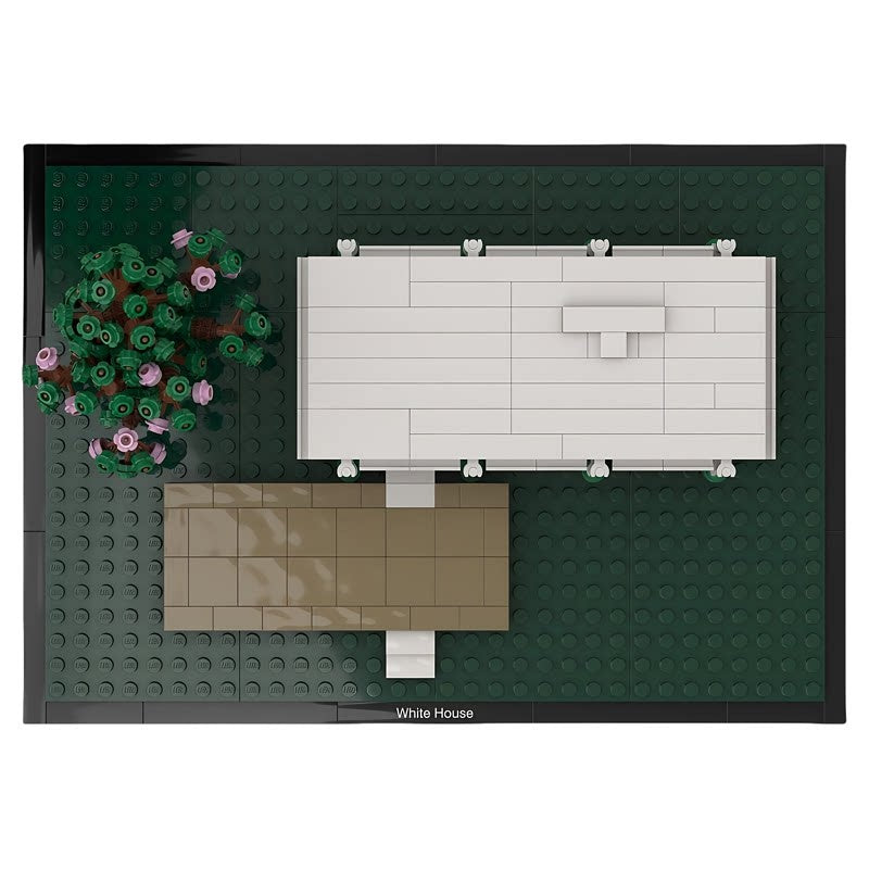 Farnsworth House Modernist Glass House MOC Building Kit - 4