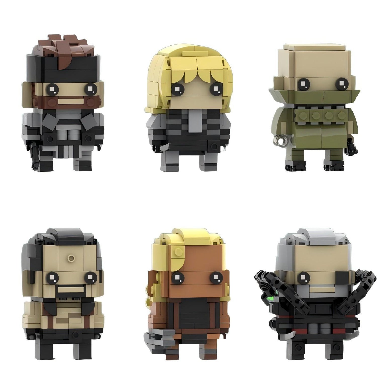 fatman brickheadz building kit | metal gear solid | moc-108224 - 1