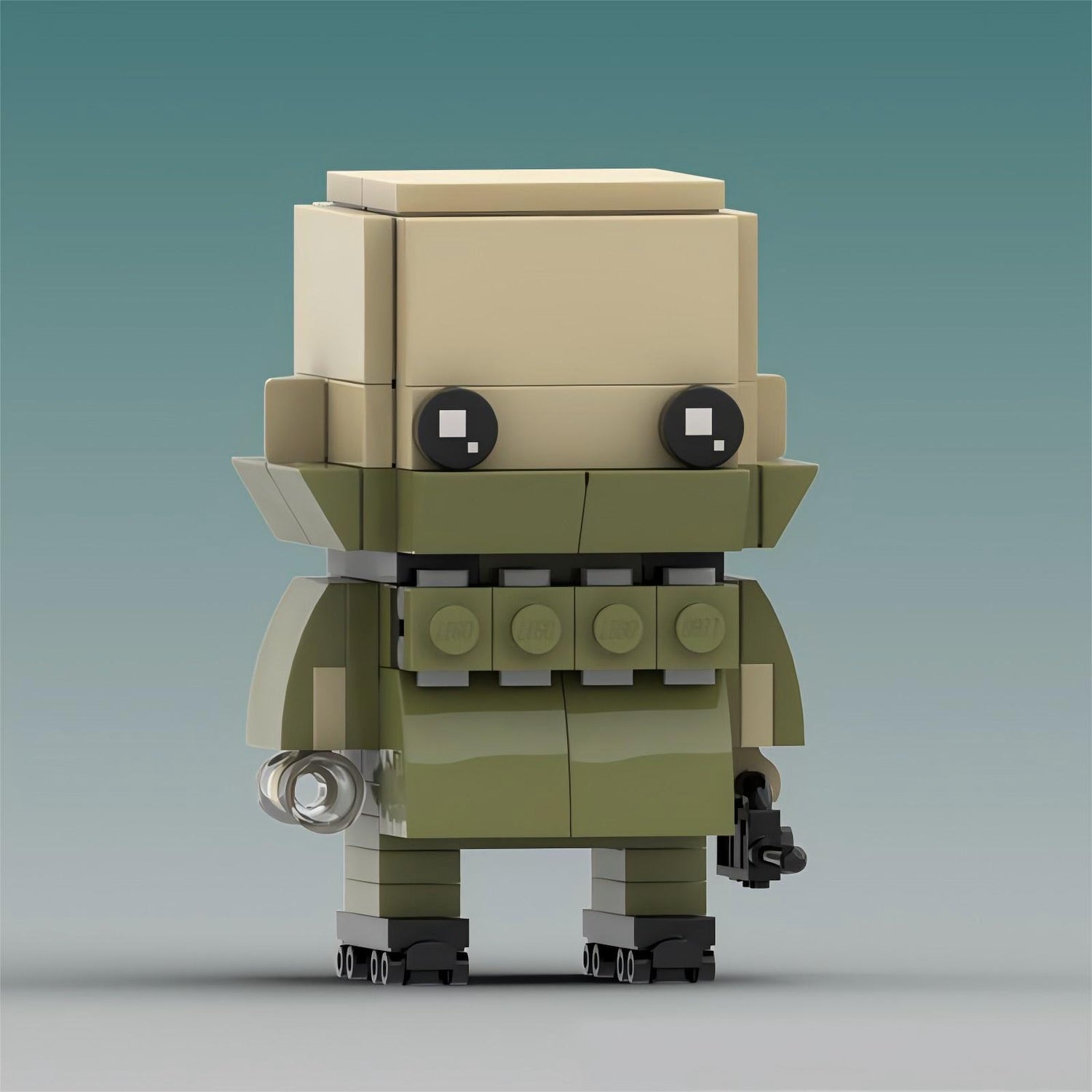 fatman brickheadz building kit | metal gear solid | moc-108224 - 4