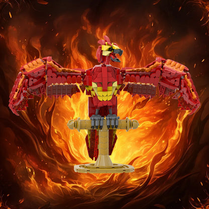 fawkes moc building set | harry potter | gobricks - 1