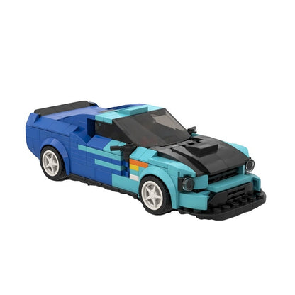 FD Custom Drift Car Building Kit | 8 Wide LEGO-Compatible MOC - 2