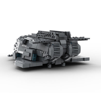 Federal Gunship MOC Spacecraft Building Kit | Futuristic Space Gunship - 2