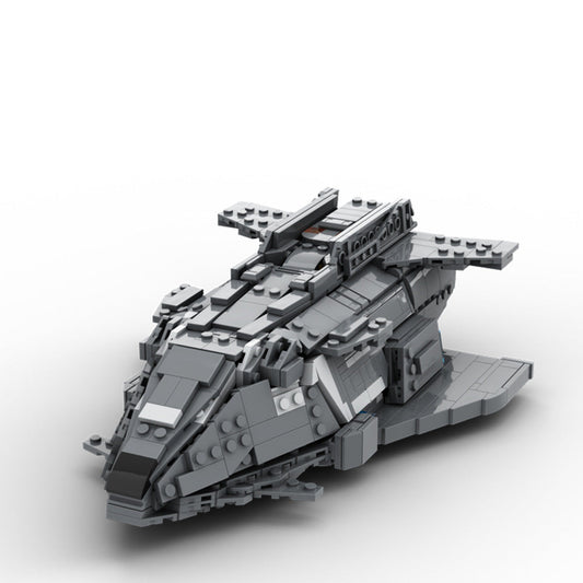 Federal Gunship Spacecraft MOC Building Kit| LEGO-Compatible MOC - 1