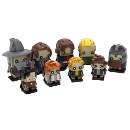 fellowship of the ring brickheadz building set | lotr | moc-21223 - 4