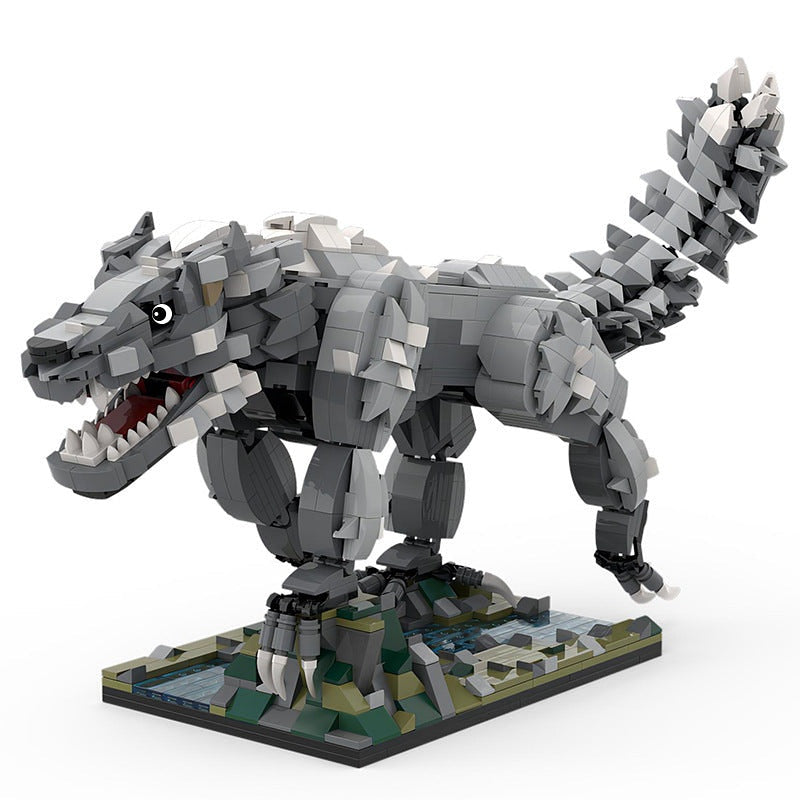 Fenrir Devourer of the Sun MOC Fantasy Creature Building Kit - 1